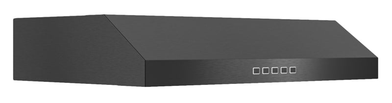 Hotte de cuisinière sous l’armoire Broan de série GLA2 de 36 po - acier inoxydable noir - GLA2363BLS 