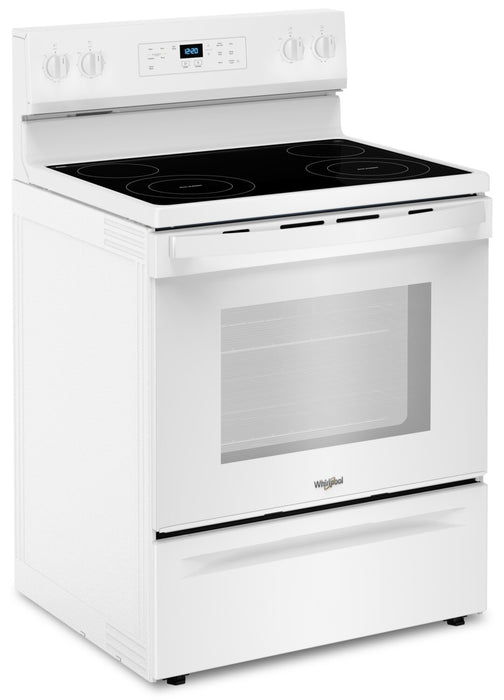 Cuisinière électrique Whirlpool de 5,3 pi³ avec autonettoyage - blanche - YWFES3530RW