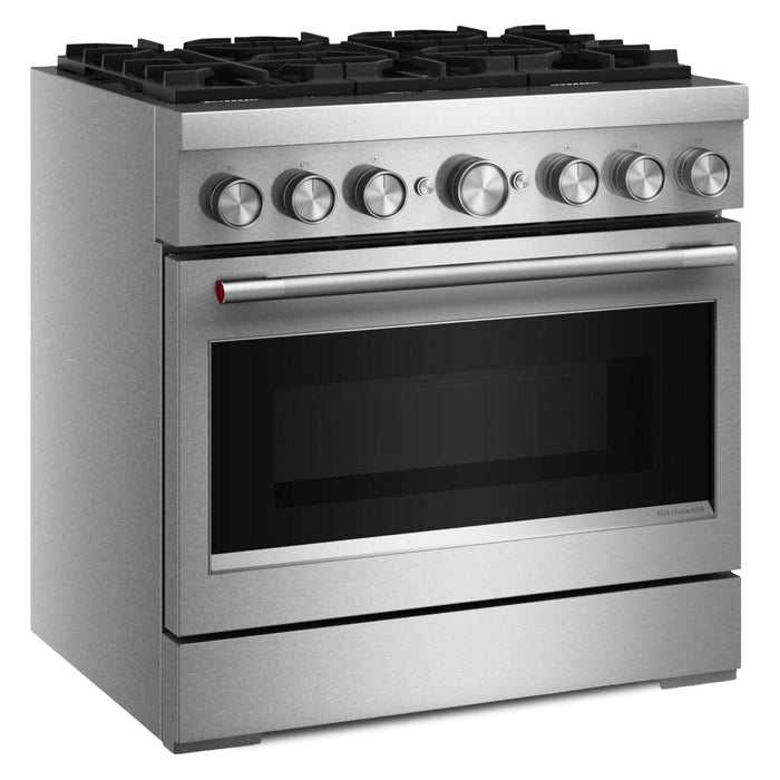 Cuisinière hybride KitchenAid de 5,1 pi3 avec friture à air sans préchauffage - acier inoxydable - KFDS936SSS 