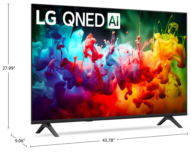 Téléviseur intelligent Mini DEL LG QNED75B 4K de 50 po avec webOS (50QNED75BUA.ACC) - modèle 2026