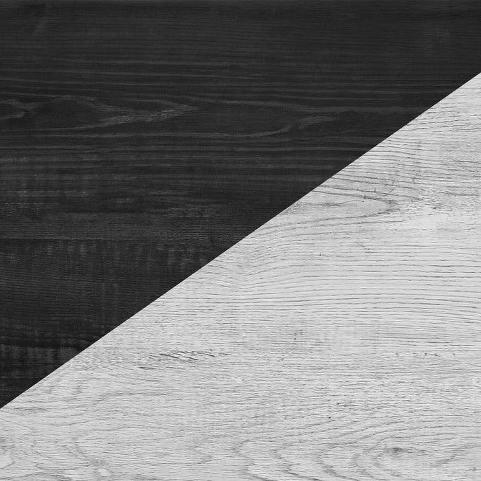 Miroir de commode de chambre à coucher Blake, à fixer au meuble ou à suspendre au mur - gris