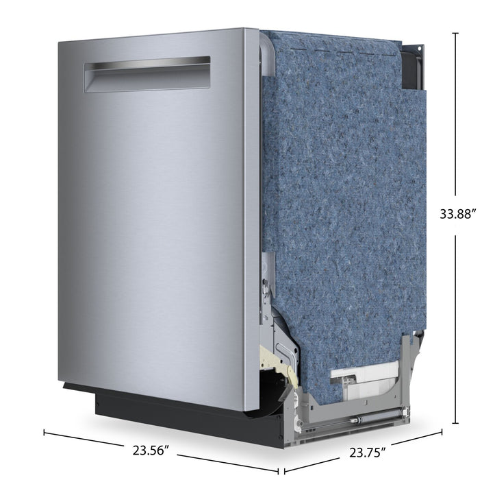 Lave-vaisselle intelligent Bosch série 500 avec commandes sur le dessus, surveillance à distance et 3e panier - SHP95CM5N