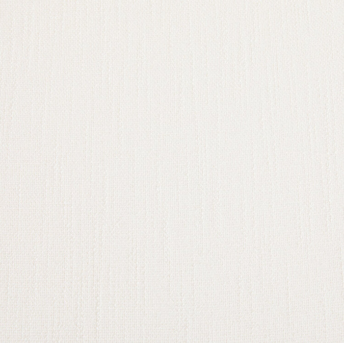 Chaise de salle à manger Ace en tissu d’apparence lin et en métal - ivoire