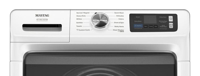 Laveuse intelligente à chargement frontal Pet Pro de 5,8 pi3 de Maytag - MFW7020RW