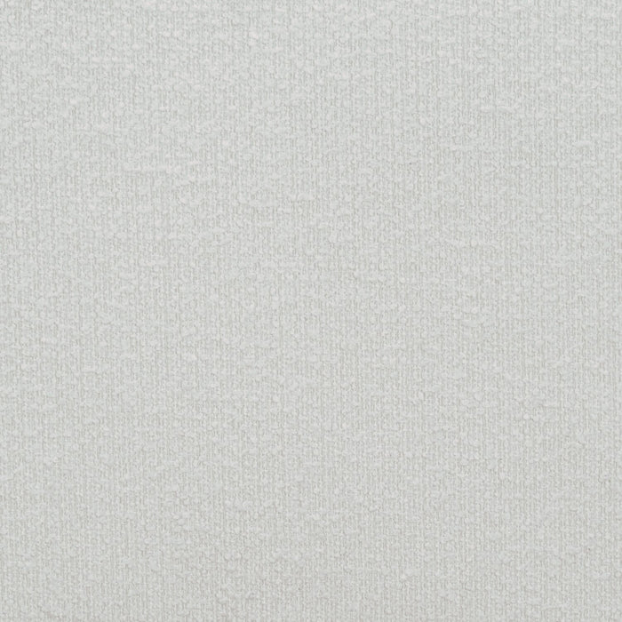 Lit rembourré à oreilles Luna en tissu blanc - format grand lit