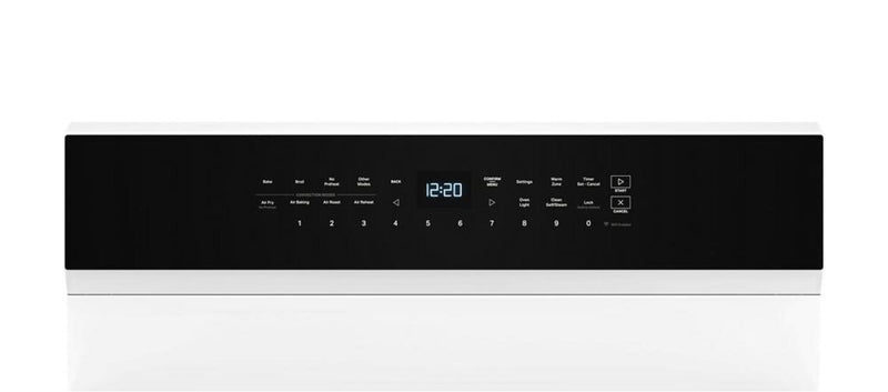 Cuisinière électrique Whirlpool de 5,3 pi³ avec friture à air et autonettoyage - blanche - YWFES7530RW