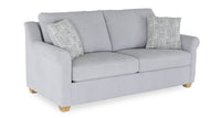  Sofa contemporain Finesse de 81 po en tissu de chenille - gris chiné