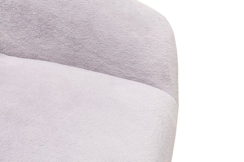 Fauteuil d’appoint Hugz de 45 po en tissu - gris