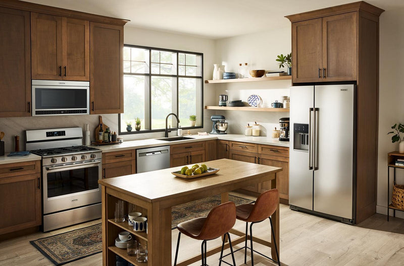 Réfrigérateur Maytag de 20,8 pi³ et de 36 po à compartiments juxtaposés - acier inoxydable résistant aux traces de doigts - MRSC6636RZ