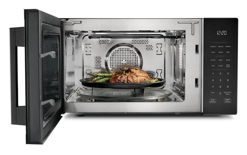 Four à micro-ondes de comptoir Whirlpool de 1,0 pi3 avec friture à air - noir - WMCS5522RB