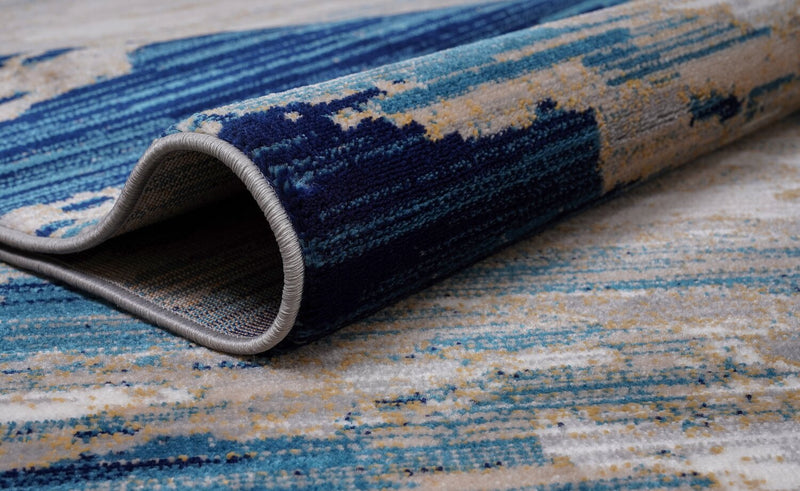 Carpette contemporaine Samantha multicolore - 5 pi 3 po x 7 pi 5 po 