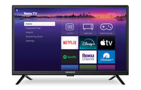  Téléviseur intelligent MAGNAVOX de 24 po avec Roku TVMC et prêt pour la HD 