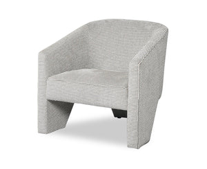 Fauteuil d’appoint Adria de 31 po en tissu de chenille - encre multicolore