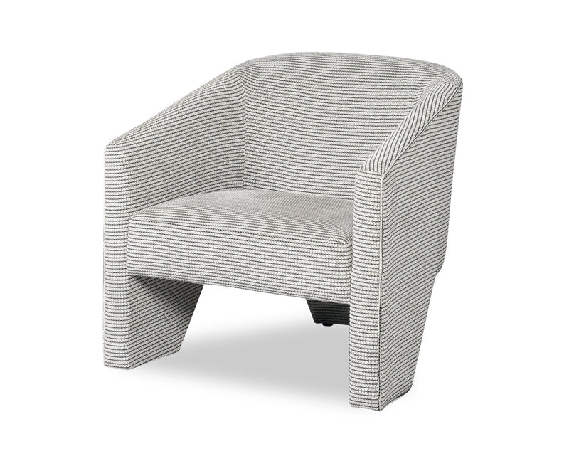 Fauteuil d’appoint Adria de 31 po en tissu de chenille - encre multicolore