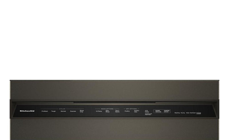 Lave-vaisselle KitchenAid de 24 po et de 44 dBA avec troisième panier 360° Max JetsMC - minerai noir - KDFS424SBE