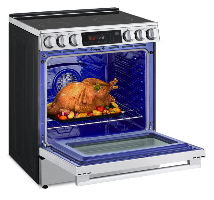 Cuisinière induction encastrée intelligente LG de 6,3 pi3 avec friture à air - LSIL6336XE