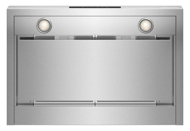 Hotte de cuisinière murale KitchenAid de 30 po de style auvent à 4 vitesses - acier inoxydable - KVWC730SSS