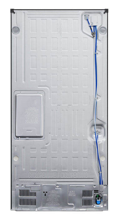 Réfrigérateur LG de 33 po et de 25 pi³ de profondeur standard à portes françaises - acier inoxydable - LF25H6330S