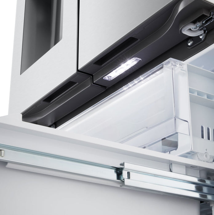 Réfrigérateur LG de 33 po et de 25 pi³ à portes françaises avec machine à glaçons double - acier inoxydable - LF25S6330S