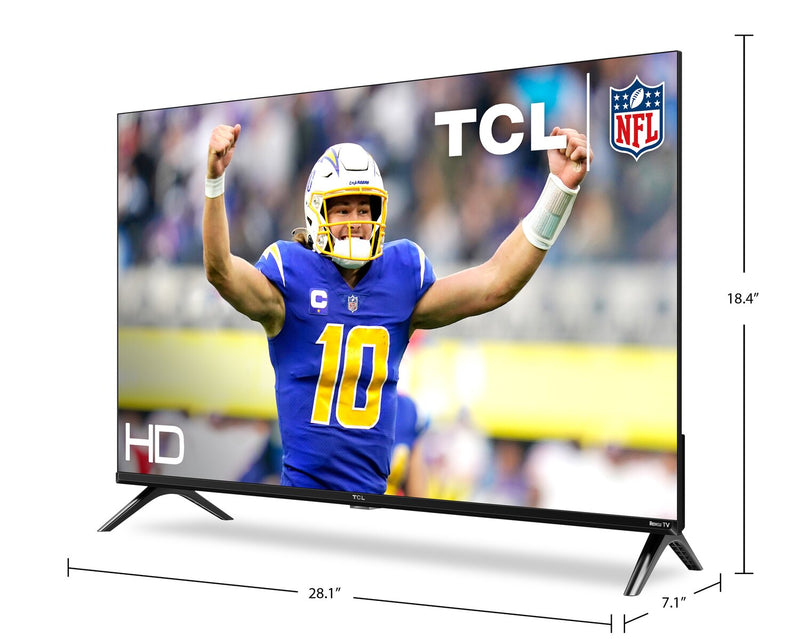 Téléviseur intelligent DEL de TCL HD 720p de 32 po à 60 Hz avec Roku (32S250R-CA) 
