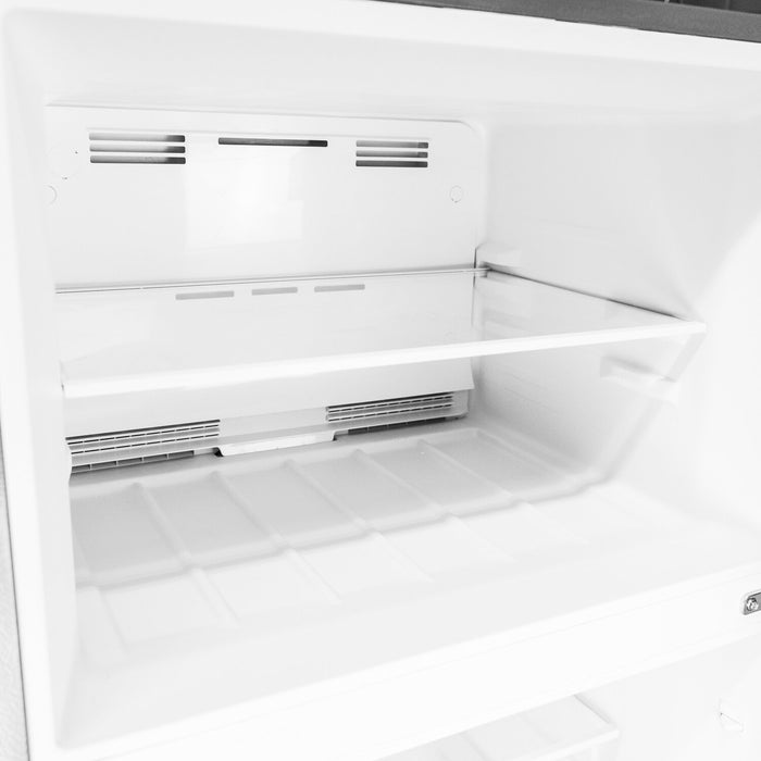 Réfrigérateur Danby de format appartement de 14,2 pi3 et de 27,56 po à congélateur supérieur - acier inoxydable - DFF142E1SSDB 