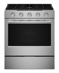  Cuisinière à gaz encastrée KitchenAid de 5,0 pi³ et de 30 po - acier inoxydable résistant aux traces de doigts - KSGS530SPS