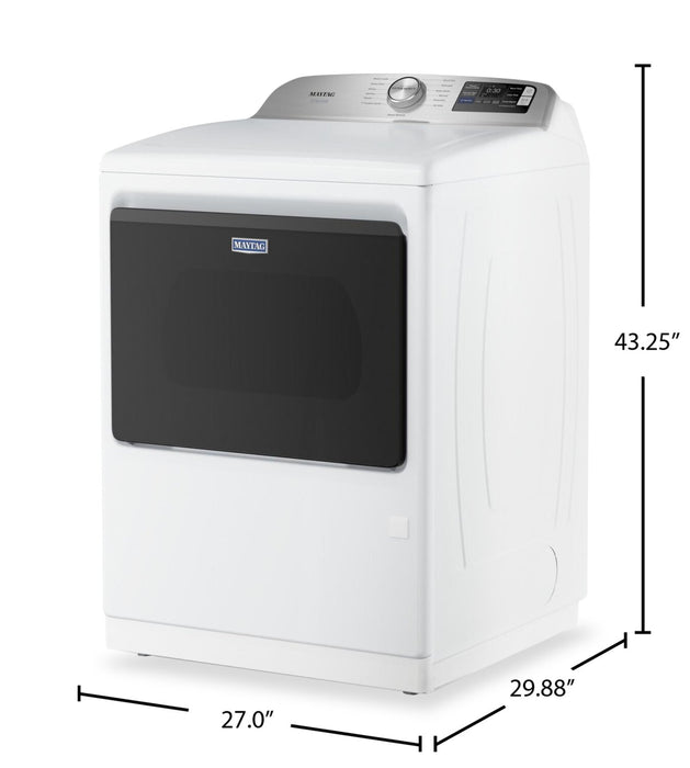 Sécheuse à gaz Animal Pet Pro de Maytag de 7,4 pi3 - Blanches - MGD7205RW 