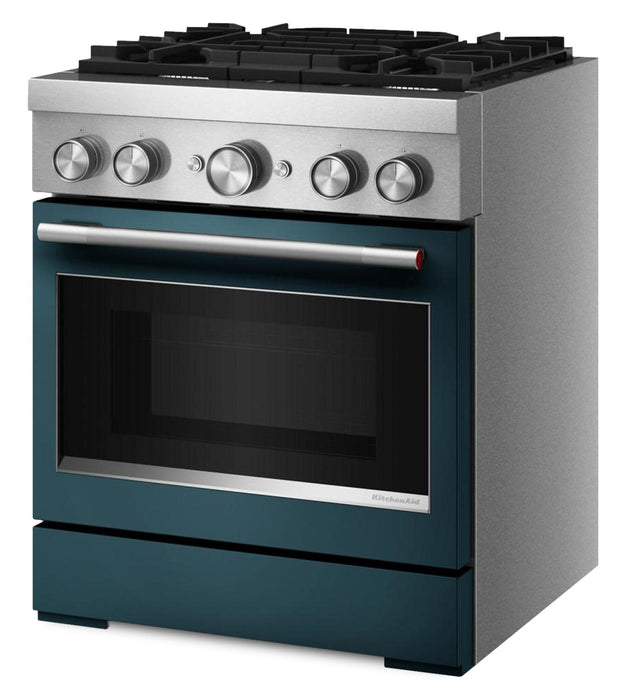 Cuisinière hybride KitchenAid de 4,1 pi3 avec mode de friture à air sans préchauffage - agave - KFDS930SAG