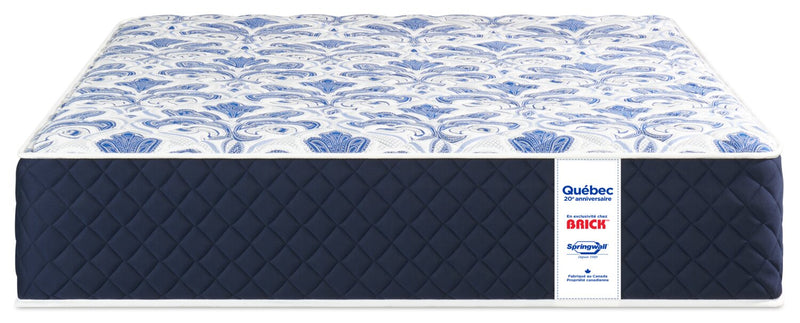 Matelas très ferme à plateau régulier 20e anniversaire au Québec de Springwall pour lit simple