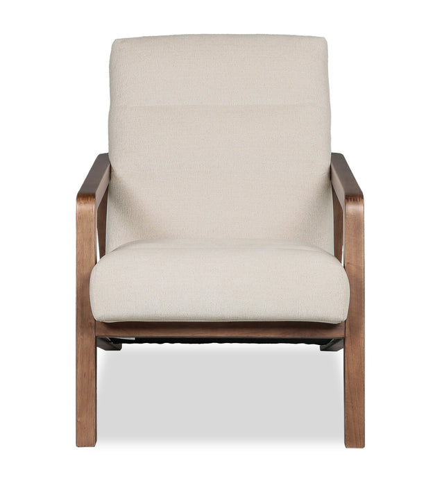 Fauteuil d’appoint Cove de 28 po en tissu de chenille - lin