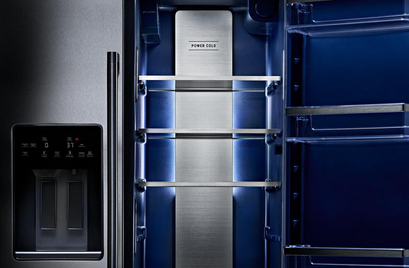 Réfrigérateur Maytag de 28.7 pi³ et de 36 po à compartiments juxtaposés - acier inoxydable résistant aux traces de doigts - MRSF6636RZ