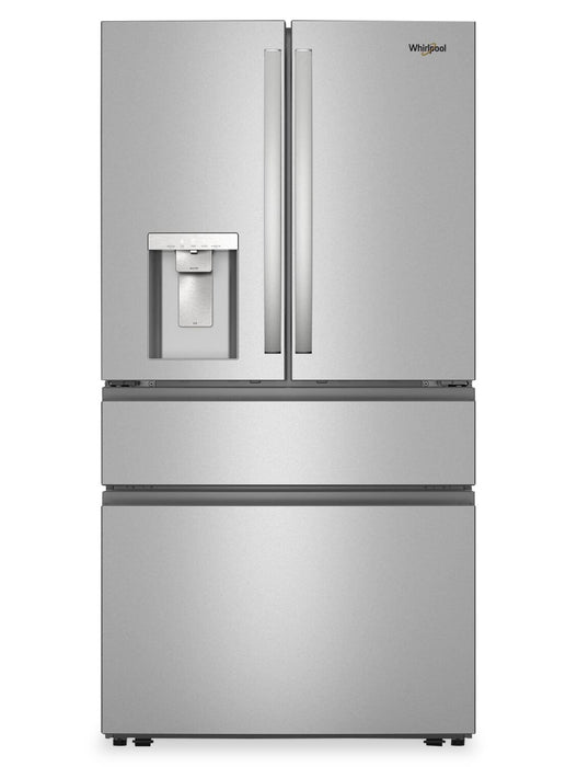 Réfrigérateur Whirlpool de 29 pi3 et de 36 po à portes françaises - acier inoxydable résistant aux traces de doigts - WRMF3636SZ