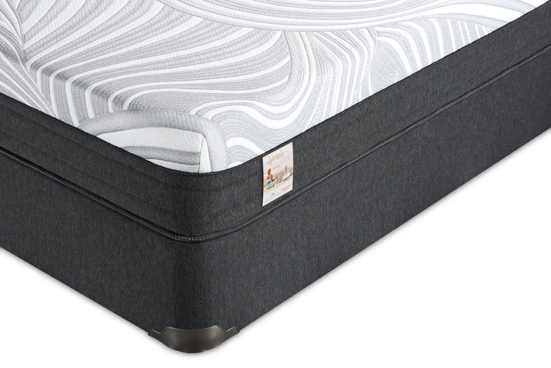 Ensemble matelas ferme à plateau-coussin dans une boîte Spa 8 de Springwall pour grand lit
