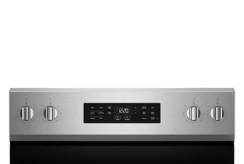 Cuisinière électrique Whirlpool de 5,3 pi3 avec cuisson à air - acier inoxydable résistant aux traces de doigts - YWFES4530SZ