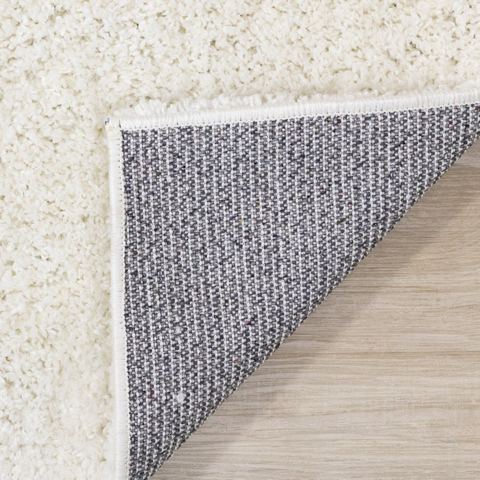 Carpette à poil long Pascal crème - 7 pi 10 po x 10 pi 6 po