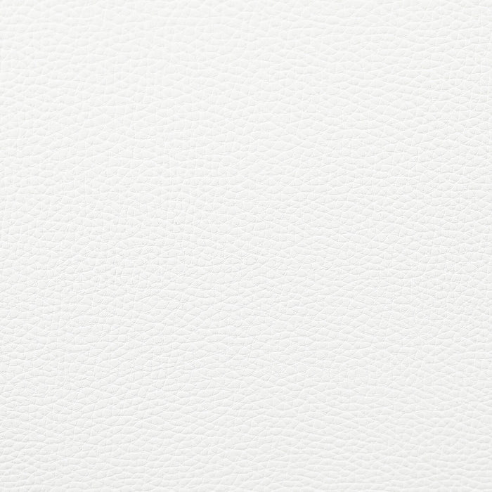 Table de nuit rembourrée Nova de 20,25 po (l) x 22,5 po (H) à 2 tiroirs avec dessus en pierre frittée - blanche