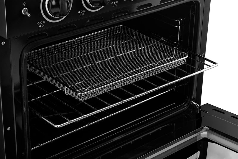 Cuisnière à induction Classic Rétro par Unique de 30 po et de 3,9 pi3 - noir minuit - UNQ-30CR IC B