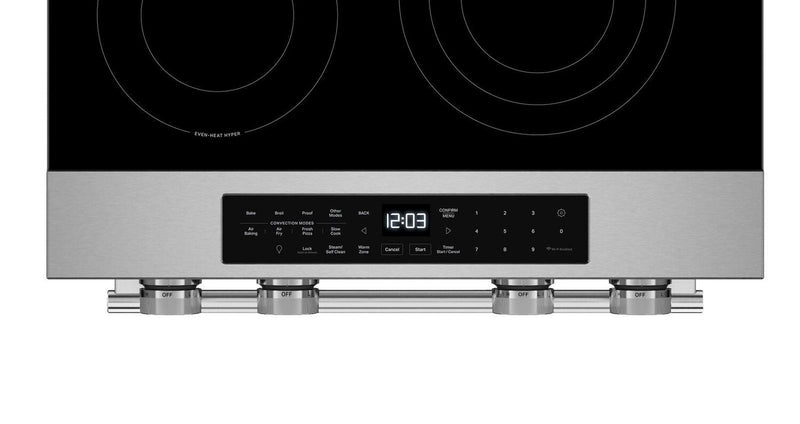 Cuisinière intelligente électrique encastrée KitchenAid de 5,3 pi3 et de 30 po avec modes à convection - YKSES330SPS 