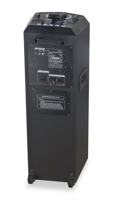 Système de fête DJ Remix de Monster de 300 W avec Bluetooth et microphone sans fil (10-MNREMIX)