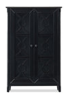 Armoire décorative Stella de 31,5 po - noire