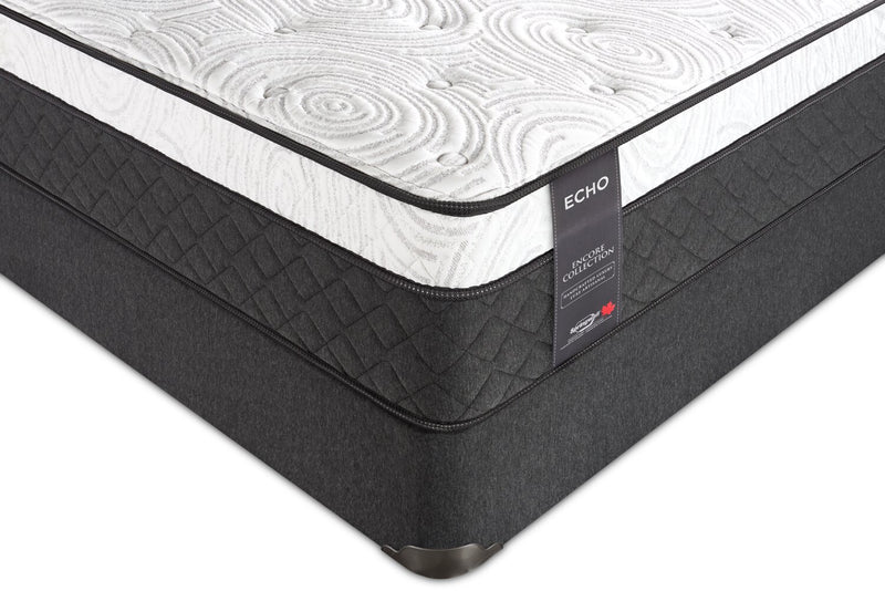 Ensemble matelas ferme à Euro-plateau Encore Echo de Springwall pour lit double 