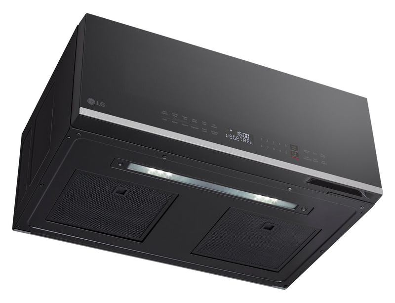 Four à micro-ondes à hotte intégrée intelligent à profil bas LG de 1,3 pi3 avec cuisson par capteur - MVEF1337F