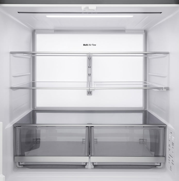 Réfrigérateur à 4 portes LG de 29 pi3 et de 36 po de profondeur standard MAXMC à portes françaises avec InstaViewMD - LF29S9775S