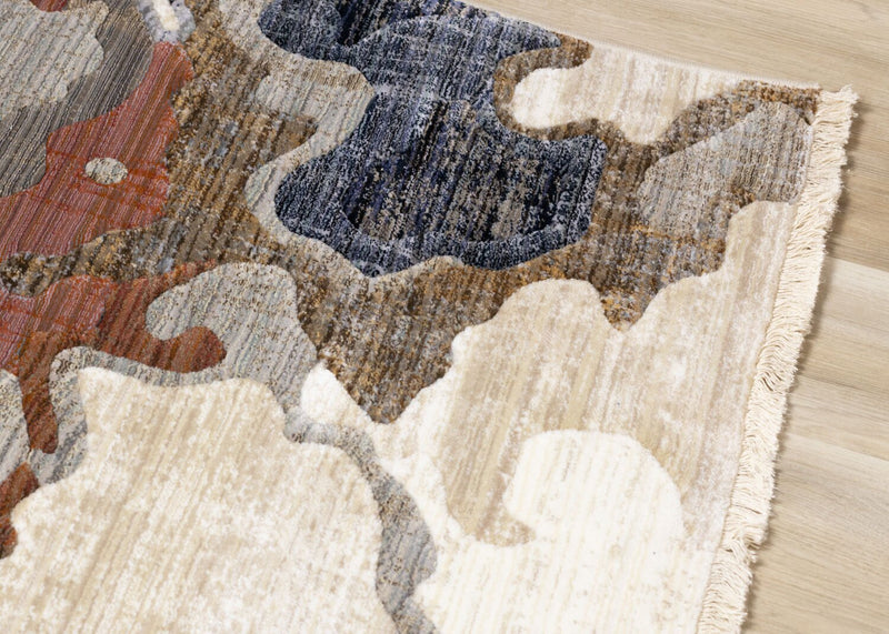 Carpette Janey multicolore - 5 pi 3 po x 7 pi 10 po