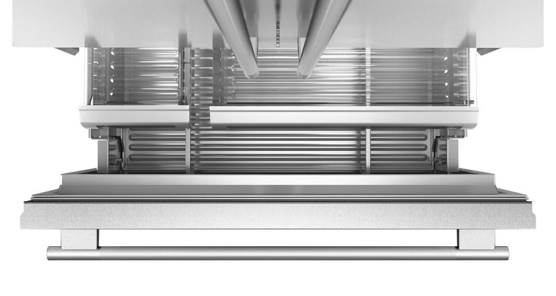Réfrigérateur KitchenAid de 24,2 pi³ et de 42 po à portes françaises à congélateur inférieur - acier inoxydable  - KBFN542SPS