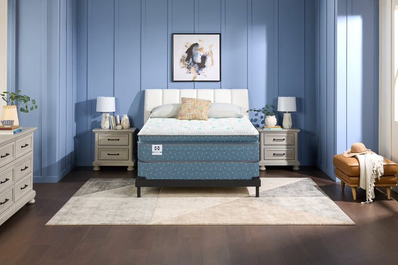 Matelas Euro-plateau épais Paradiso Resort Luxury Posturepedic Crown Jewel de Sealy pour lit simple très long