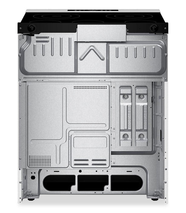 Cuisinière électrique Whirlpool de 5,3 pi³ et de 30 po avec cuisson à air - blanche - YWSES4530TW