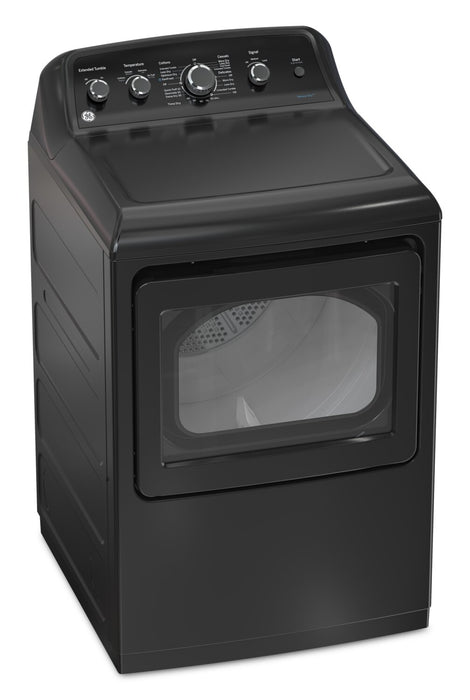 Laveuse à chargement par le haut de 4,9 pi3 et sécheuse électrique de 7,2 pi3 de GE - Gris diamant
