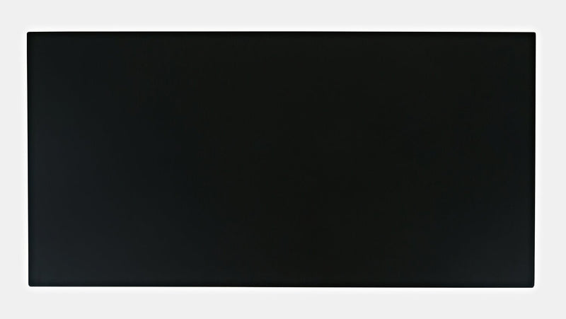 Armoire décorative Twyla en bois massif avec portes arquées - noire