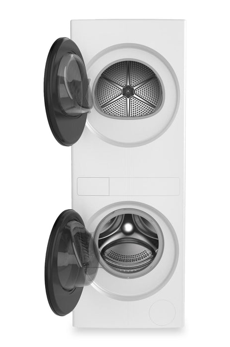 Laveuse de 3,2 pi3 et sécheuse électrique de 4,3 pi3 de Whirlpool - blanches - YWFH5424SW